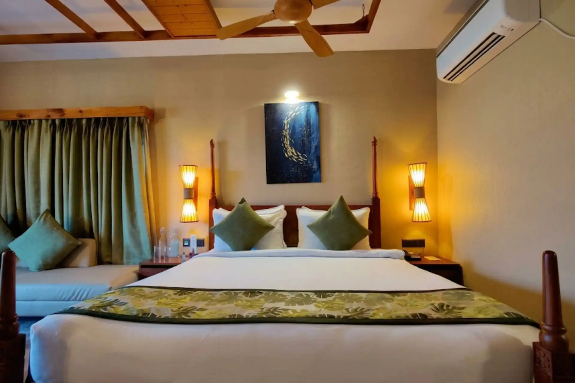 Luxury hotel room accommodation during Sundarban Tour 2 Night 3 Days package